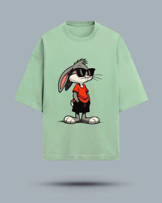 Rabbit Oversized tee - Zodian