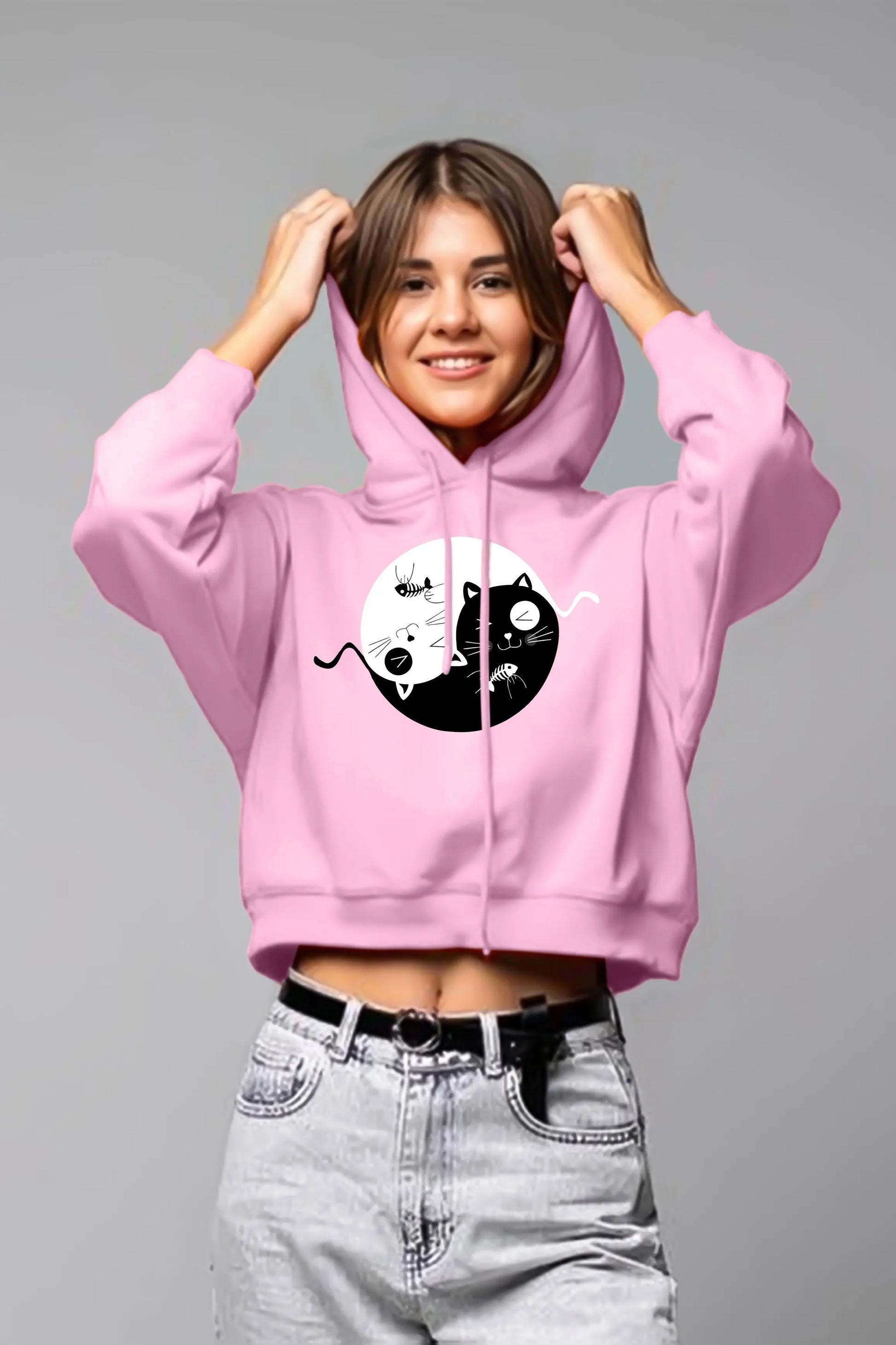 Women's Crop hoodie Zodian