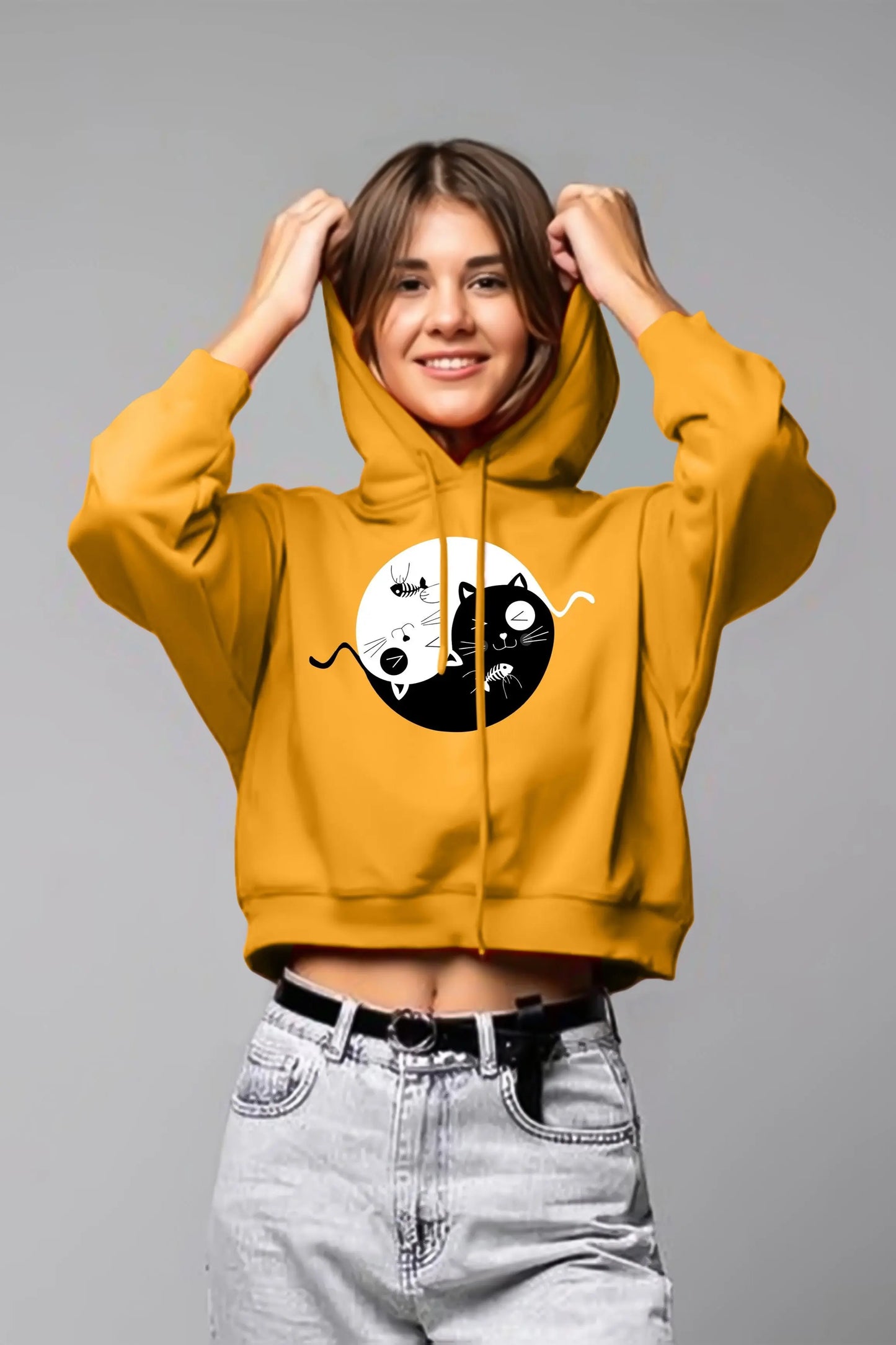 Women's Crop hoodie Zodian